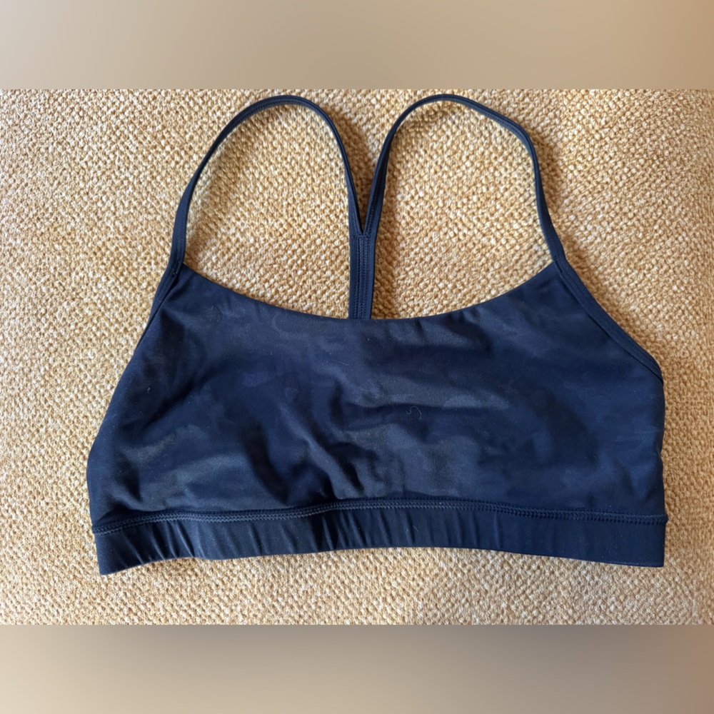 Subtle Camo Black Sports Bra
